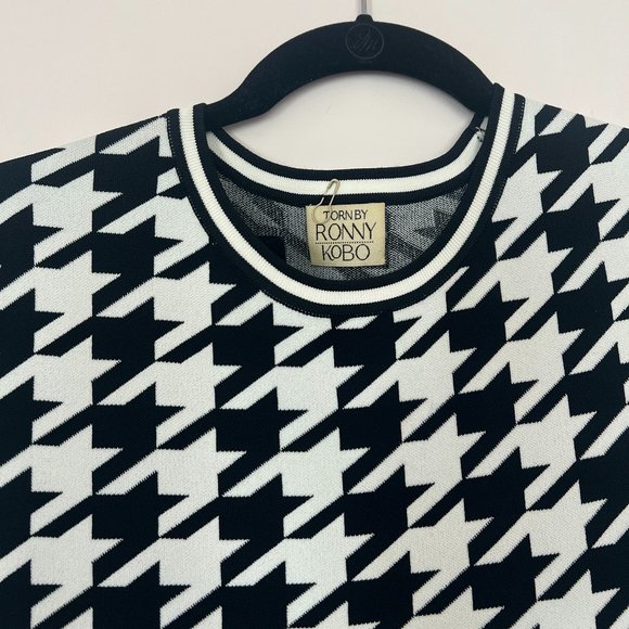 Torn By Ronny Kobo Erin Houndstooth Dress - Picture 4 of 4